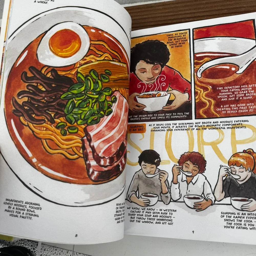 Lets Make Ramen Comic Cookbook Book Hugh Amano Sarah Becan Paperback